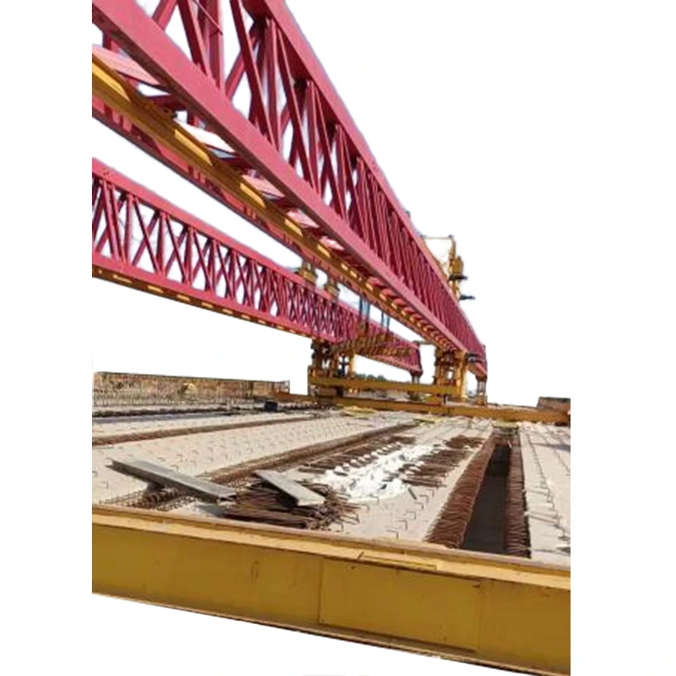 Komponenten der Brückenbaumaschine